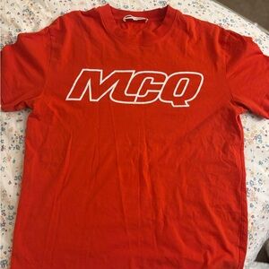Alexander McQueen Red Large Tee